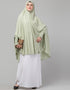 Sage Matt Nida Head Covers Hijab Front View