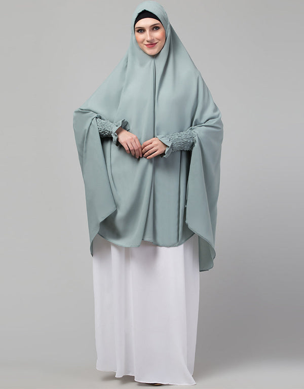 Sage Matt Nida Head Covers Hijab Front View