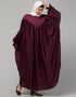 Women Yoke and Gathered Front and Back Pleated sleeve Free size Kaftan abaya Lifestyle Images