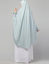 Sky Sage Polyester Head Covers Hijab Side View