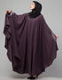 Muslim Embroidered Irani Kaftan In Dusty purple Color Close-up View