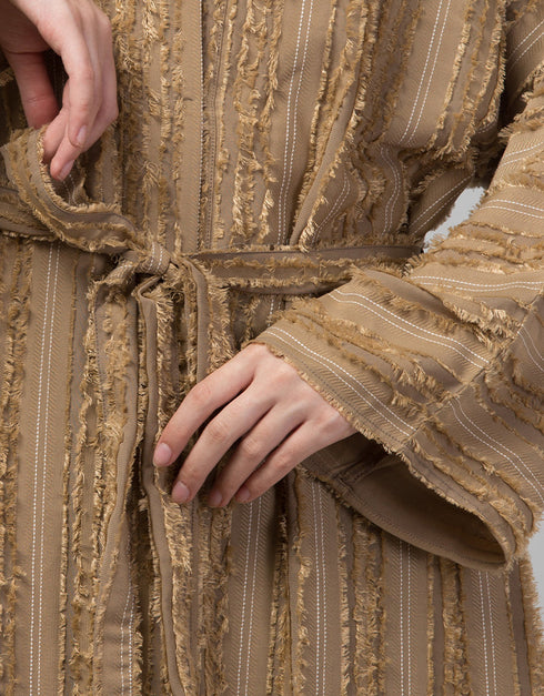 Muslimah Beautiful Trendy Beige Color Abaya Lifestyle Images