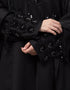 Arabic Beautiful Black Color embroidery Work Abaya Lifestyle Images