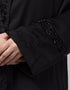 Islamic Beautiful Black Color embroidery Work Abaya Lifestyle Images