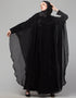 Modest Beautiful Black Color embroidery Work Abaya Variation Views