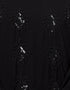 Modern Beautiful Black Color embroidery Abaya Front View