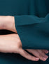 Muslimah Flared casual abaya for everyday wear In the Shade of Teal