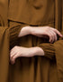 Dubai 3 pcs set of Abaya Khimer and Nose piece Close-up View