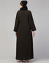 Dubai Flared casual abaya for its versatile design In the Shade of Olive