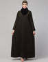 Dubai Flared casual abaya for its versatile design In the Shade of Olive