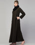 Dubai Flared casual abaya for its versatile design In the Shade of Olive