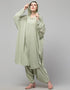 Women Two piece set of Kaftan With Hood and Haram pant Additional Angles