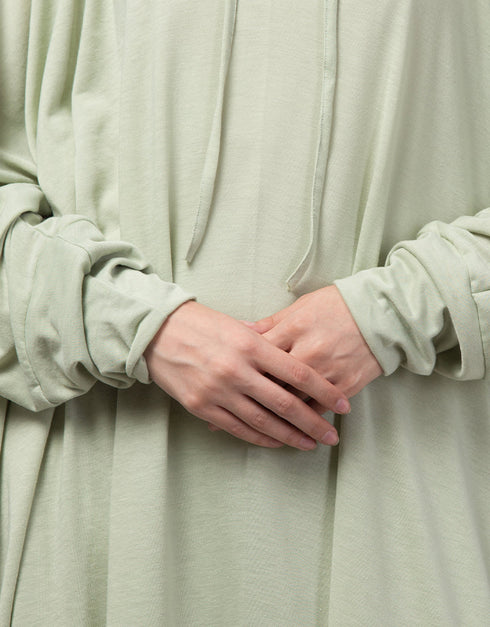 Women Two piece set of Kaftan With Hood and Haram pant Lifestyle Images