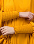 Islamic SMOKING AT SLEEVE JERSEY KHIMER WITH HAREM PANT IN MUSTURD Additional Angles