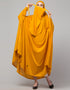 Modern Extra Nose Piece Head To Toe Free Size Jilbab In Musturd Color Additional Angles