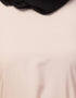 Islamic Abaya in a Round Neckline and A-line Style for Everyday Comfort In the Shade of Skin