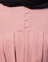 Dubai Abaya with pleats and bell sleeves stylish look In the Shade of Lt Pink