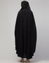 Muslim Smoking Sleeve Resham Embroidery Irani Kaftan In the Shade of Black