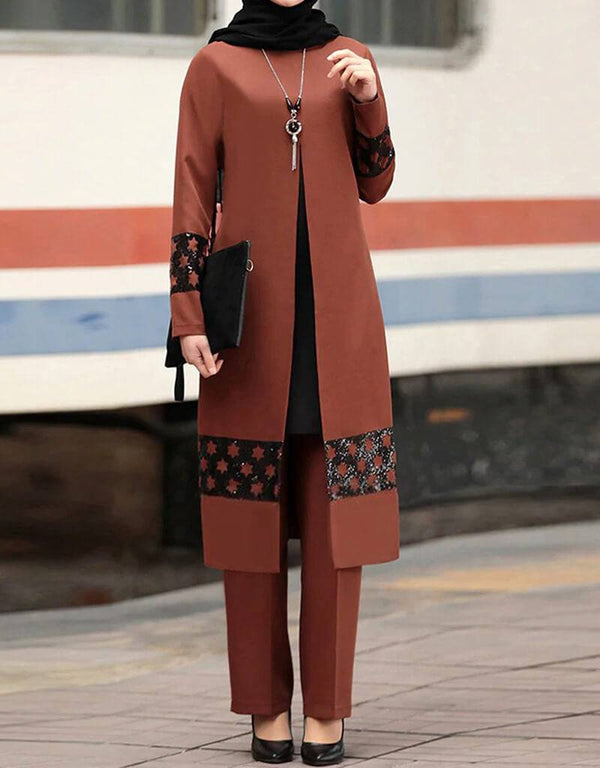 Islamic women Full Sleeve abaya cardigan style