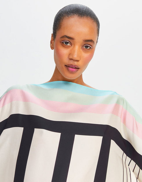 Cream Fancy Soft Satin Silk Kaftan womens kaftan