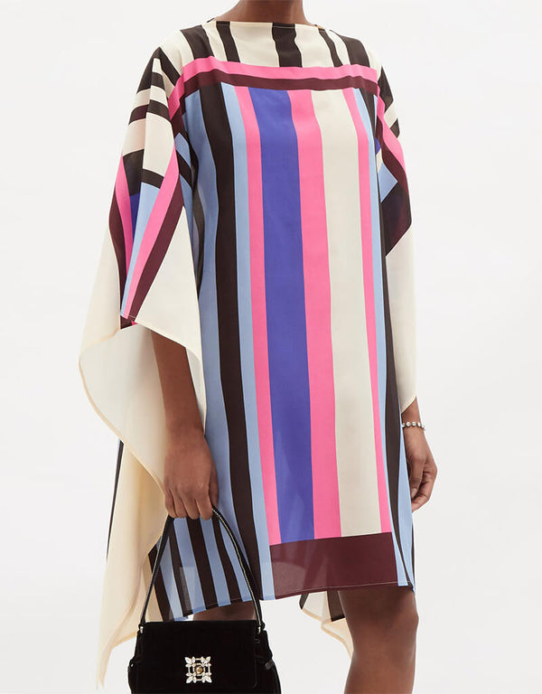 Multi Fancy Chelsea Georgette Kaftan