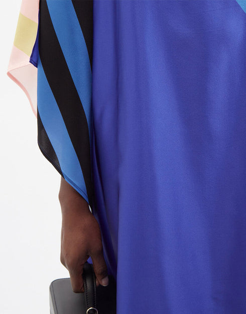 Blue Fancy Soft Satin Silk Kaftan Buy African Kaftans