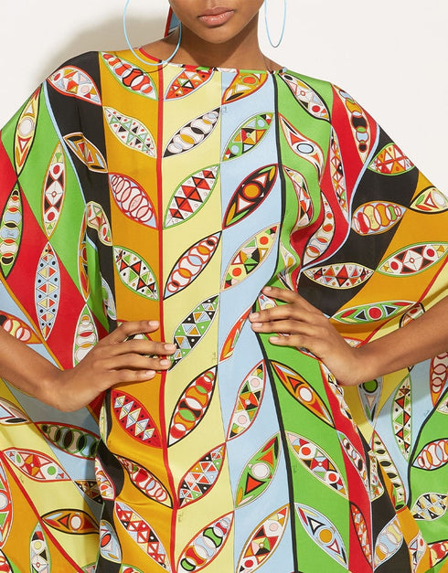 Multi Korean Bsy Kaftan Back View