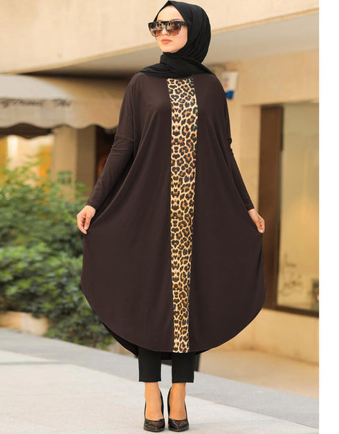 Brown Latest Printed Kaftans