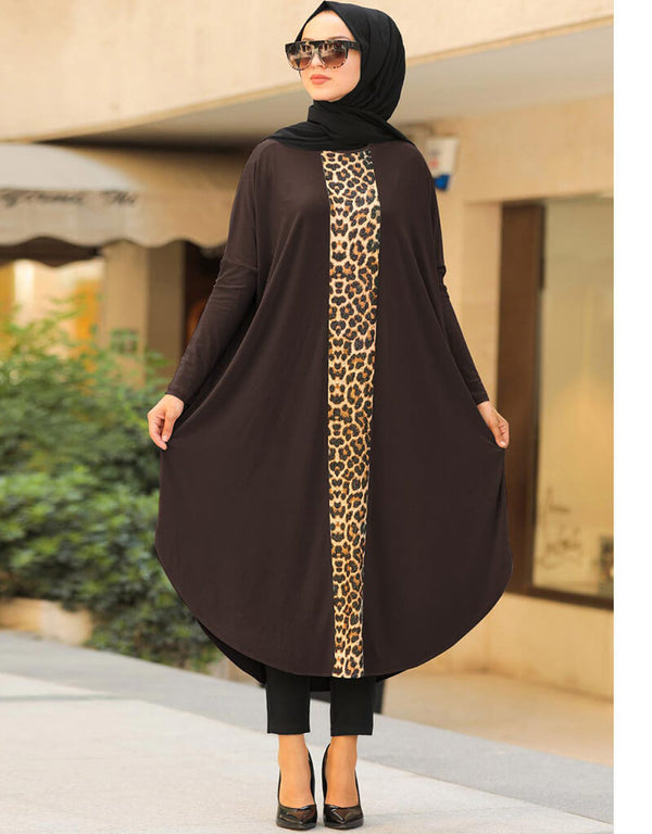 Brown Latest Printed Kaftans