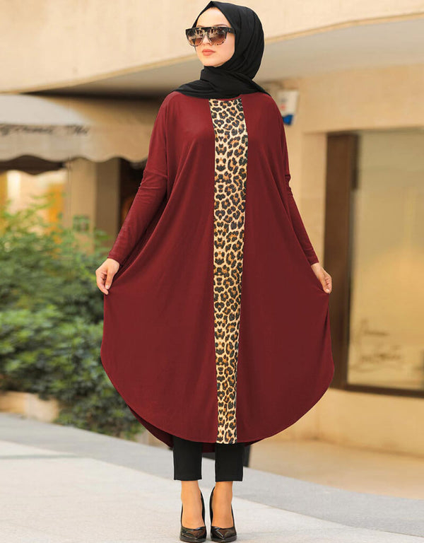 Maroon Latest Printed Kaftans