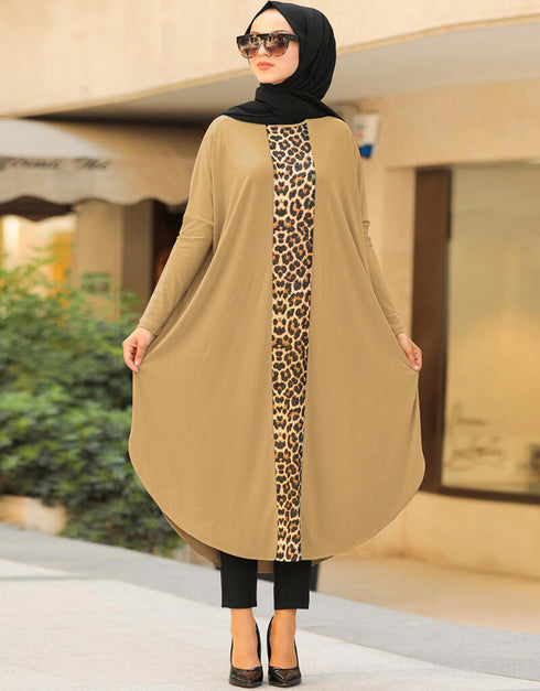 Beige Latest Printed Kaftans