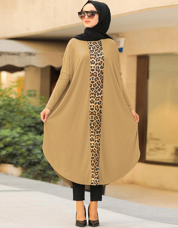 Beige Latest Printed Kaftans