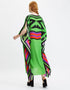 Mid Green Latest Printed Maxi Dress Buy silk kaftan