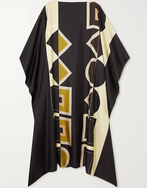 Dune Latest Printed Maxi Dress Closure View