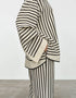 White Latest Printed Oversize Shirt & Pant maxikaftan