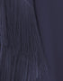 Navy Blue V-Neck Style Fringed Kaftans Salwar Kameez