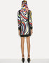 Multi Color Heavy Designer Digital Printed Over Size Tshirt maxikaftan