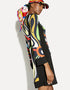 Multi Color Heavy Designer Digital Printed Over Size Tshirt maxi kaftan