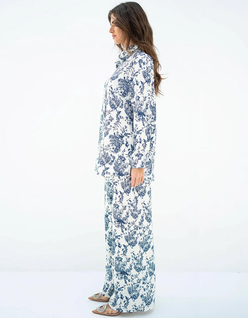 Greyish Blue Latest Heavy Designer Maxi Dress Back View