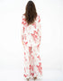 Rosy Pink Latest Heavy Designer Maxi Dress Closure View