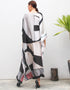Foggy Grey Heavy Designer Digital Printed Maxi Style Dress Salwar Kameez