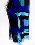 Curious Blue Heavy Designer Digital Printed Maxi Style Dress womens kaftan online