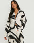 Designer Party Wear Readymade Co-Ords Set White Korean Bsy Pant Shirt Side View