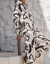 Designer Party Wear Readymade Co-Ords Set Cream Korean Bsy Pant Shirt Side View