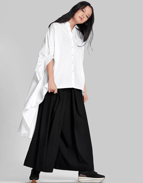 White Natural Cotton Gown