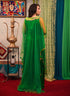 Islamic Green Silk Hand golden Stone Embroidery Kaftan