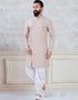 Pink Indo style kurta matee Peshawari