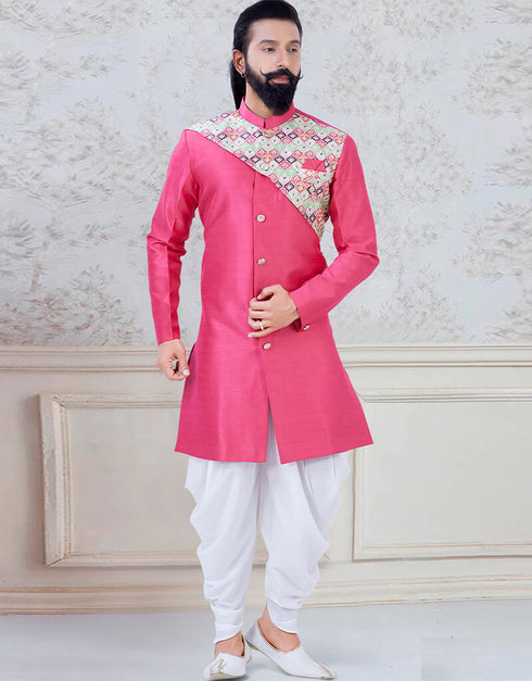 Rani Indo style kurta silk Peshawari