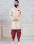 Gold Kurta Brocade Chudidaar
