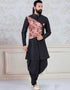 Black Kurta Silk Chudidaar